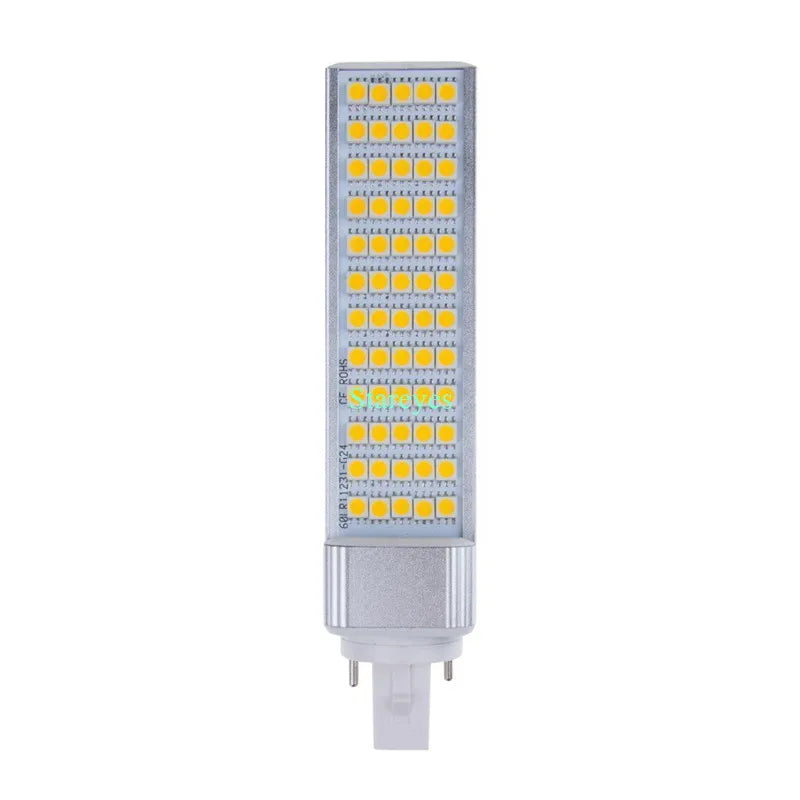 30 pcs G24 G23 E27 12W SMD 5050 60 LED PL Bulb LED Bedroom Light 930 LM PLC Corn lamp LED transverse inserted lights