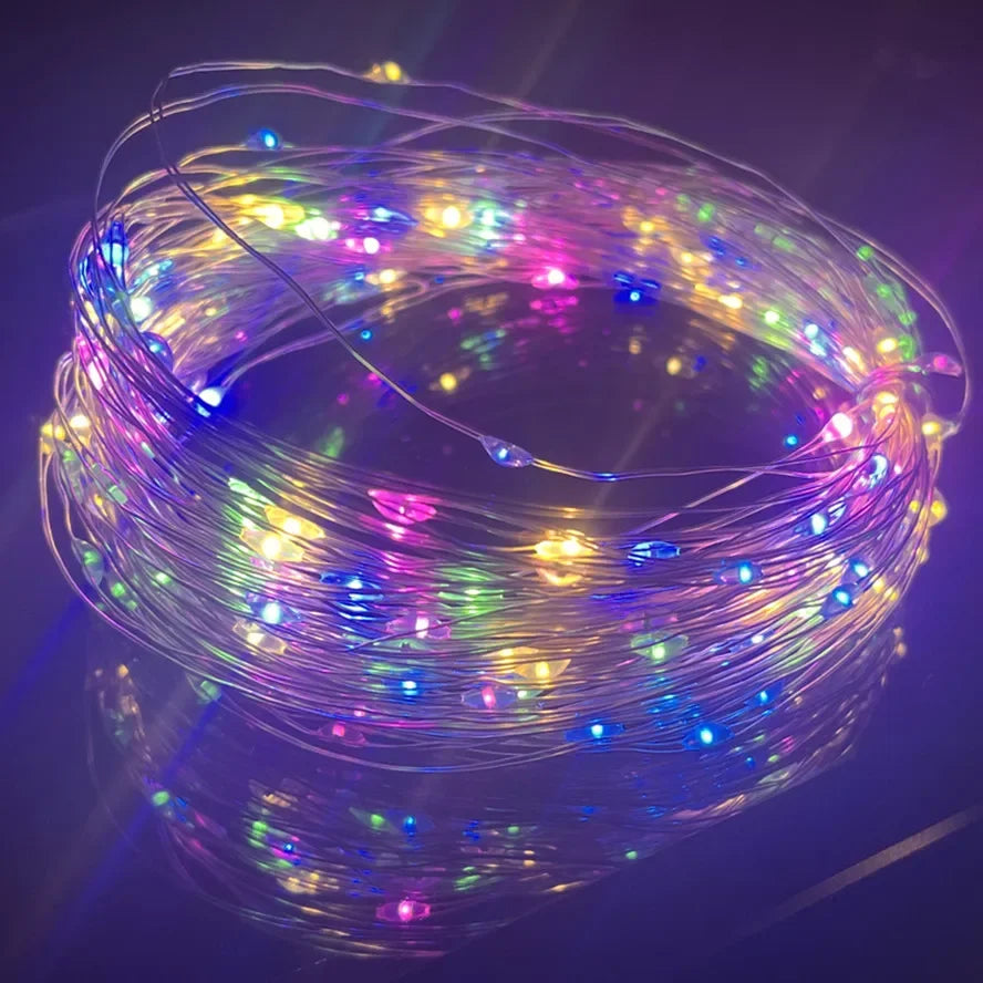 5M Waterproof Led Copper Wire Fairy Lights LED String Lights Battery Operated DIY Wedding Party Christmas Decoration Lights