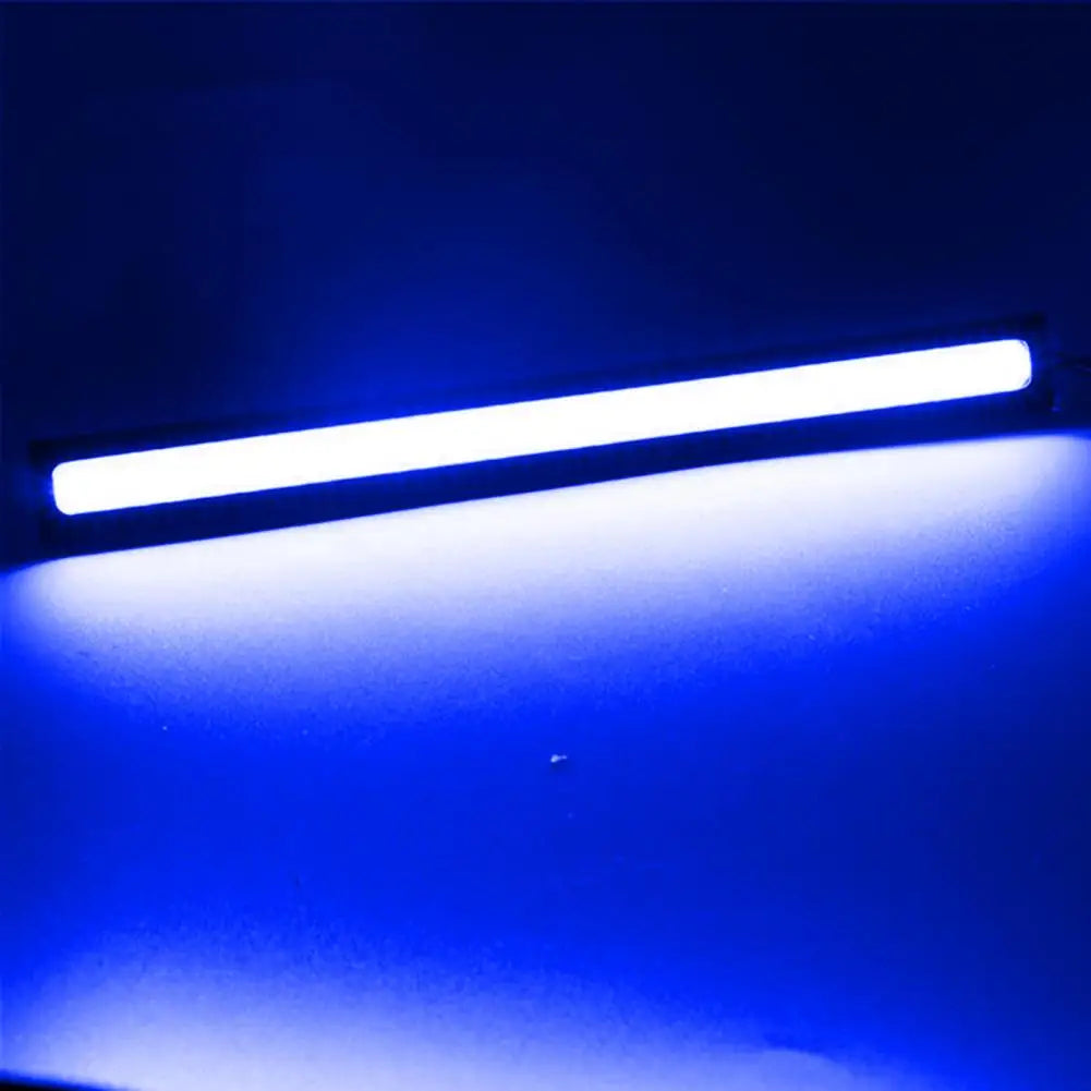 2Pcs Car Headlight LED 28 Lights Ultra-thin Waterproof COB Daytime Running Light for Universal Auto Modification