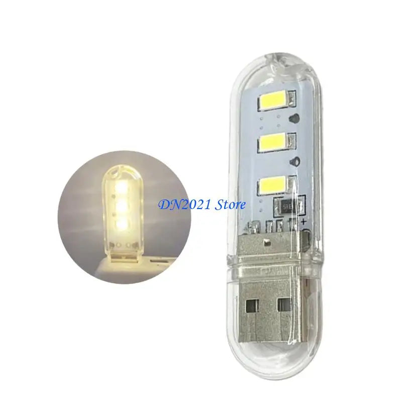 F3KE USB Power 6 LED Double Sided Night Lamp Delivering Balanced For Computer Use Home And Travel