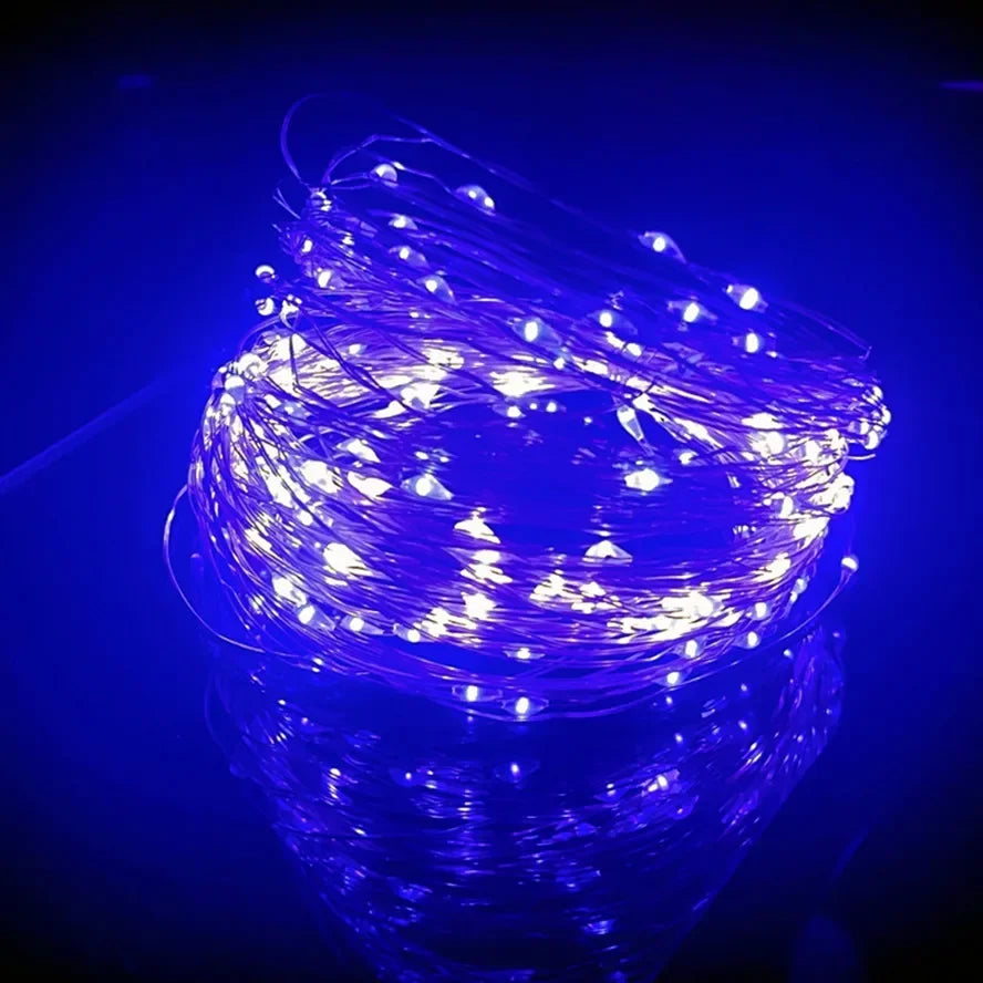 5M Waterproof Led Copper Wire Fairy Lights LED String Lights Battery Operated DIY Wedding Party Christmas Decoration Lights