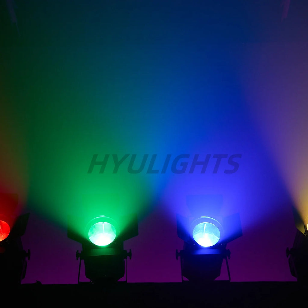 300W COB LED Zoom RGBW 5-50 Degree Beam&Wash Dimming LED DJ DMX Lighting For Party Nightclub Church Wedding Light