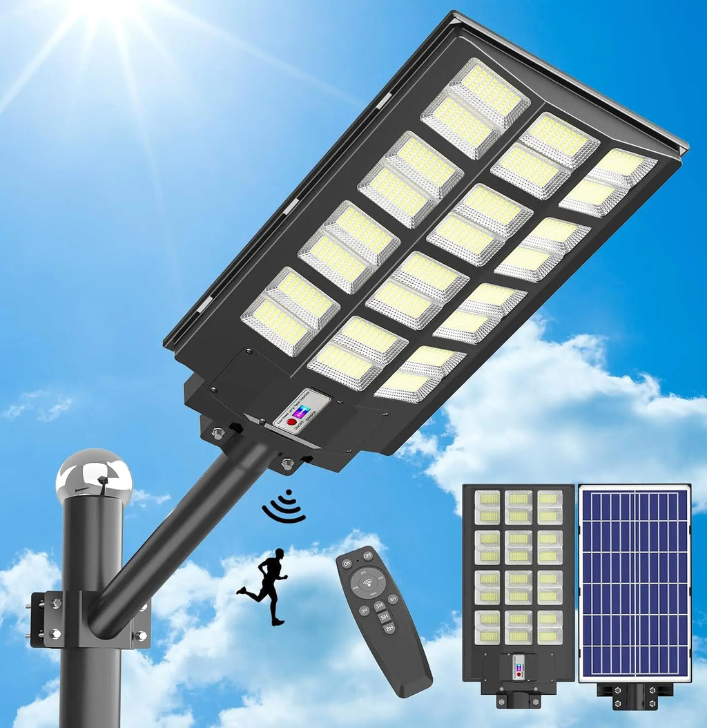 Solar Street Lights Outdoor Motion Detection Waterproof LED Flood Lights for Garden Path Wall Lighting SolarPowered Sun Light