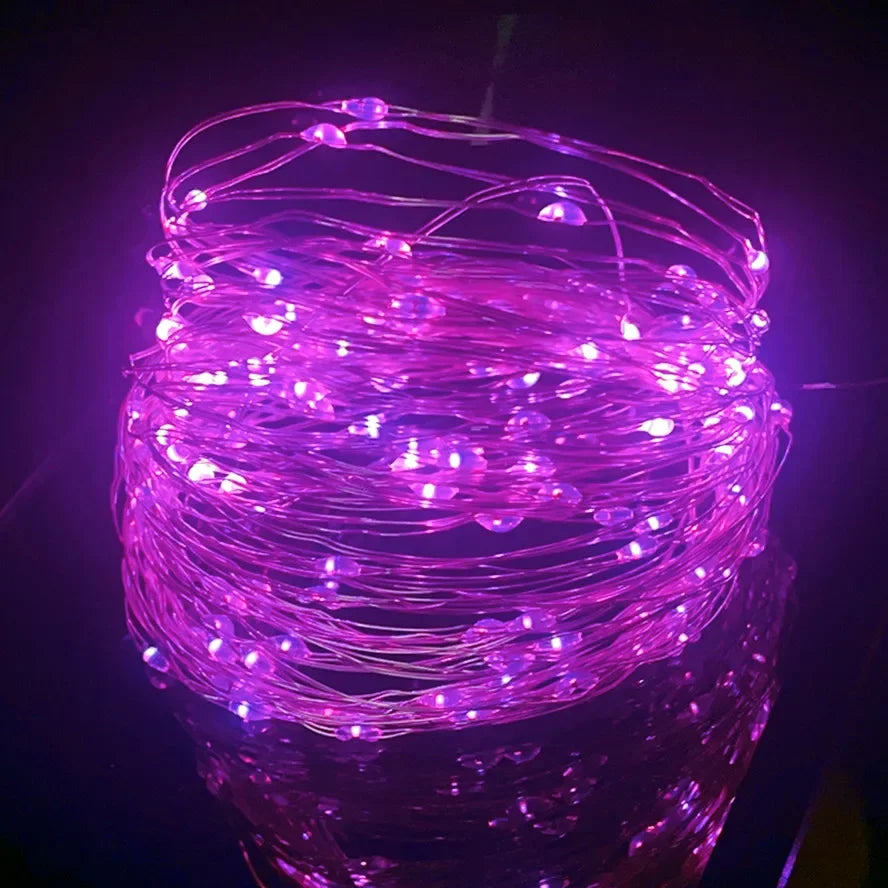 5M Waterproof Led Copper Wire Fairy Lights LED String Lights Battery Operated DIY Wedding Party Christmas Decoration Lights