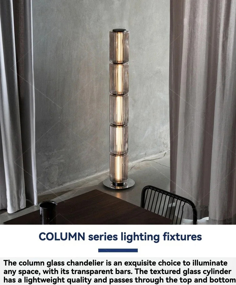 American Iron Cream Glass Floor Lamp, Dining Room Ceiling Lamp, LED Dimmable Metallic Lustre Lamp for Living Room Table Lamps