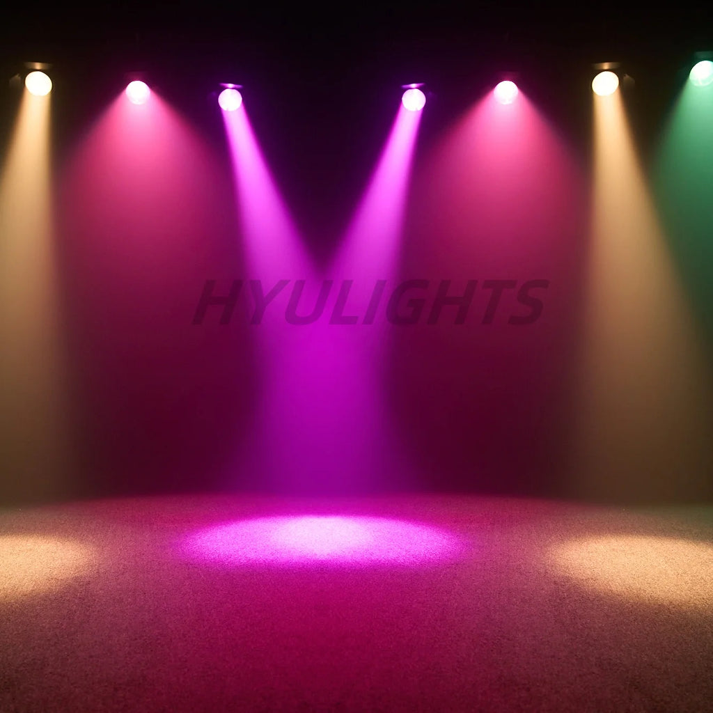 300W COB LED Zoom RGBW 5-50 Degree Beam&Wash Dimming LED DJ DMX Lighting For Party Nightclub Church Wedding Light