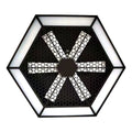 Vintage 150W LED Pixel Hexagonal Strobe Light DMX Bar Clear Night Club Stage Atmosphere Lights Blinder Flat Ceiling Pendant Lamp