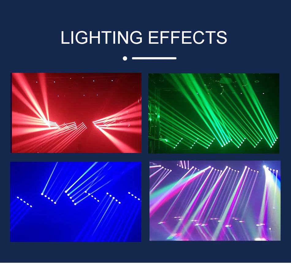 RGBW 4IN1 5X40W LED FIVE-HEAD BEAM Light DMX512 LED  Stage Lighting for Lighting Show DJ Disco Party Bar Wedding