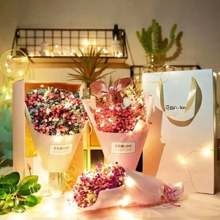 5M Waterproof Led Copper Wire Fairy Lights LED String Lights Battery Operated DIY Wedding Party Christmas Decoration Lights