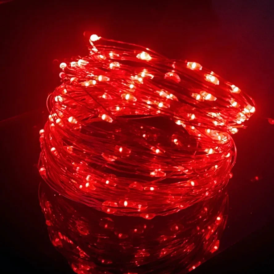 5M Waterproof Led Copper Wire Fairy Lights LED String Lights Battery Operated DIY Wedding Party Christmas Decoration Lights