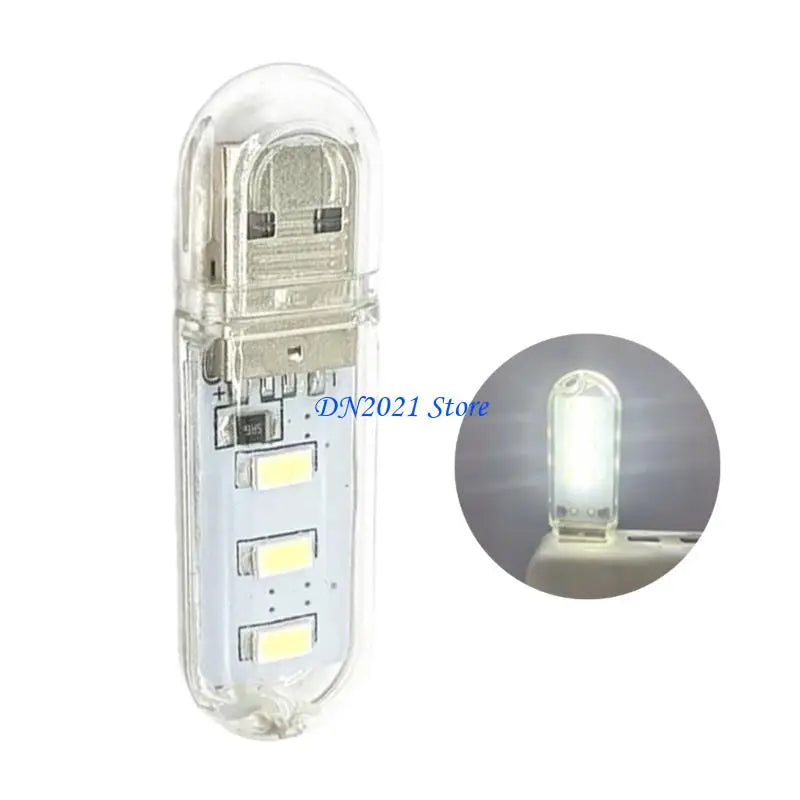 F3KE USB Power 6 LED Double Sided Night Lamp Delivering Balanced For Computer Use Home And Travel