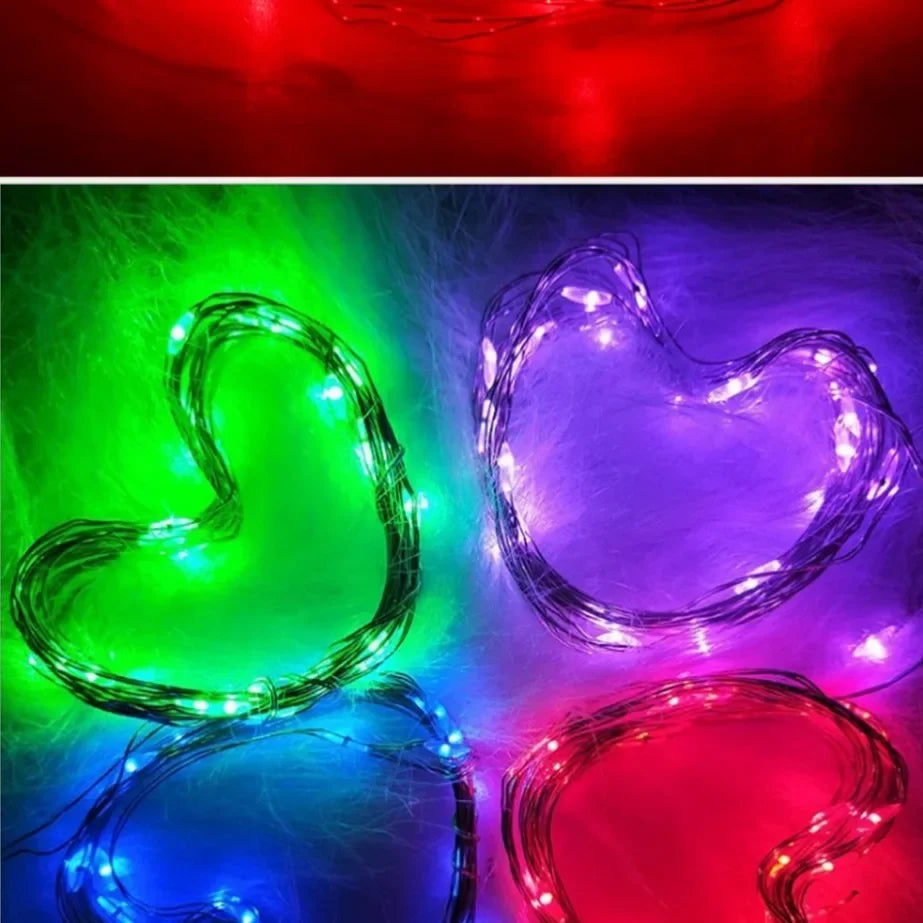 5M Waterproof Led Copper Wire Fairy Lights LED String Lights Battery Operated DIY Wedding Party Christmas Decoration Lights