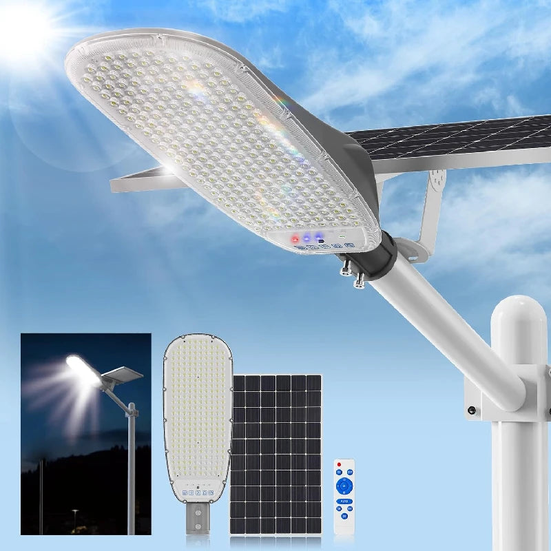 Modern Design Solar Street Lights Outdoor Human Motion Sensor Solar Lamp Super Bright 40000LM Waterproof IP67 Easy Install